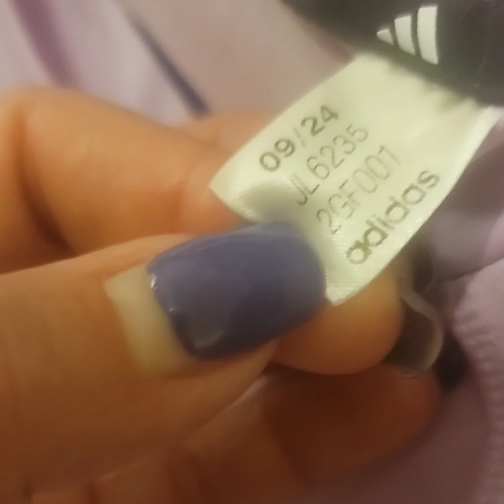 Adidas Dry Fit Womens Light Purple Short Sleeve Tee - Picture 6 of 7